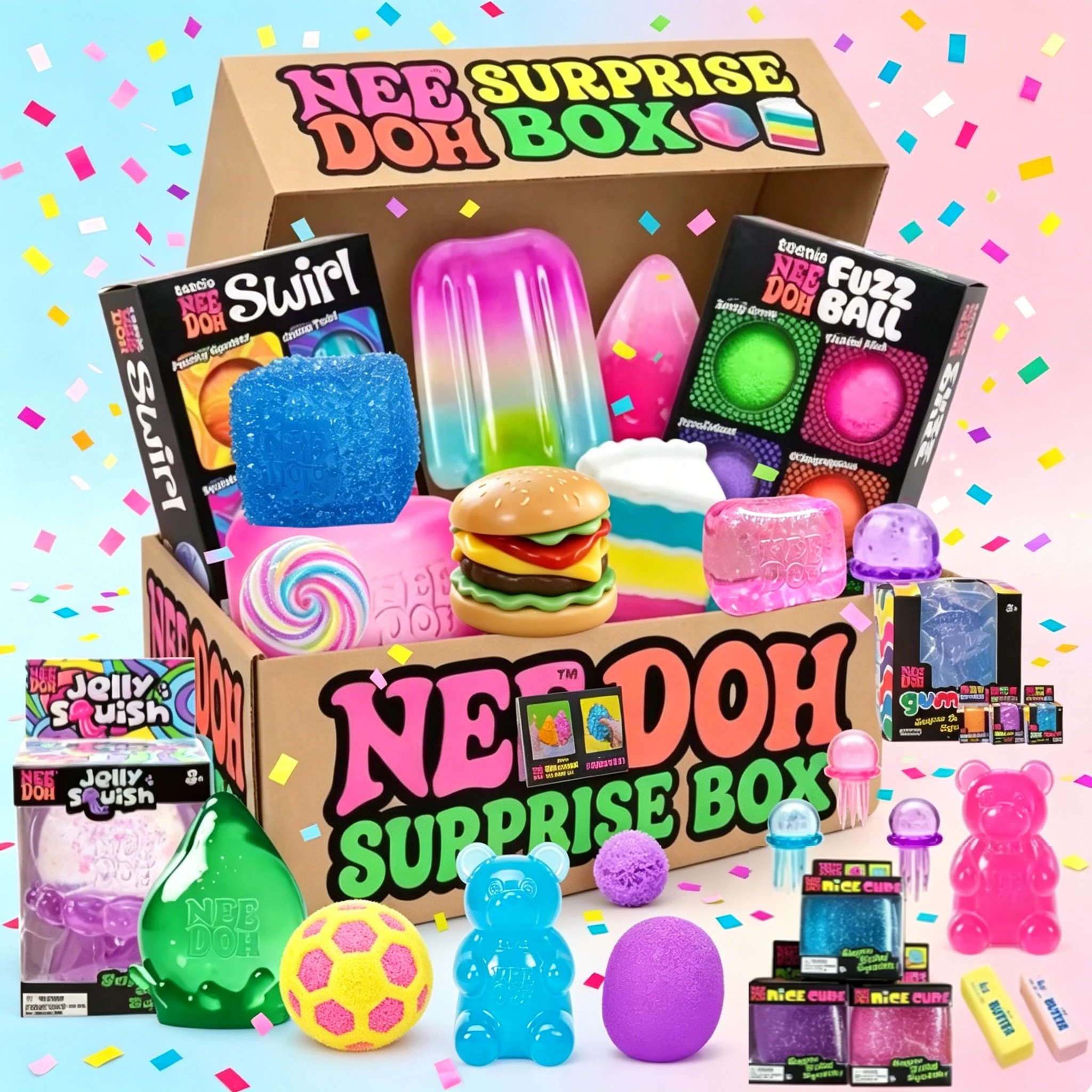 Mystery Box Blind Bag - أكثر من 100 قطعة من ألعاب