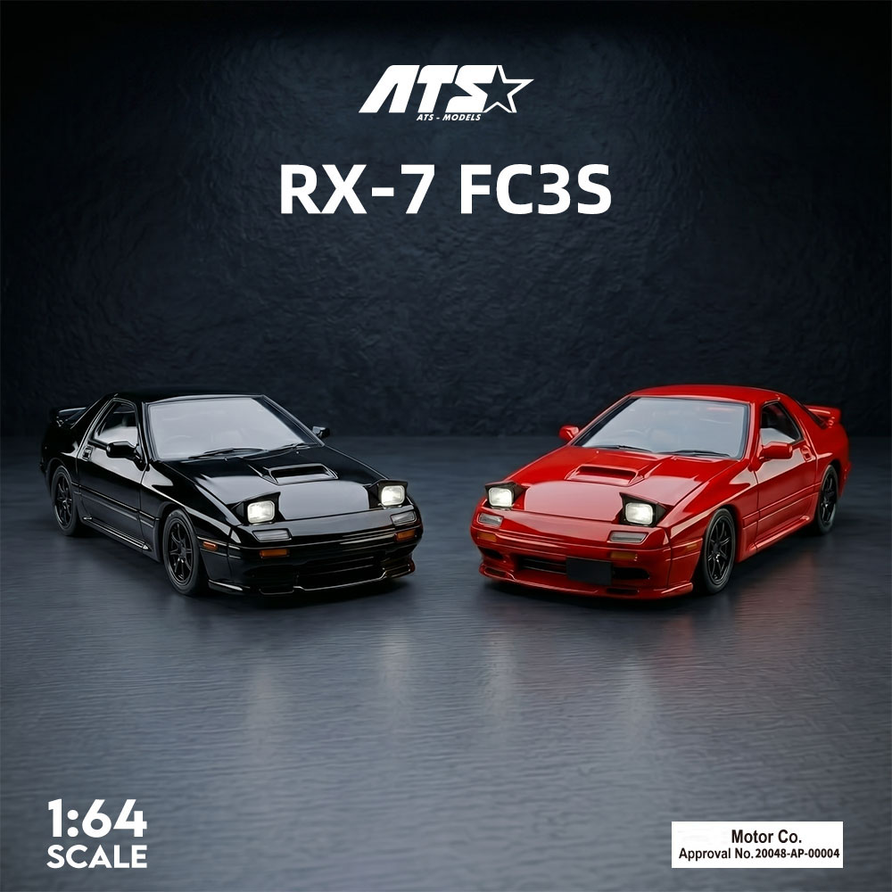 Die Cast Car 1 64 - نموذج سيارة RX-7 FC3S بمقياس 1:64