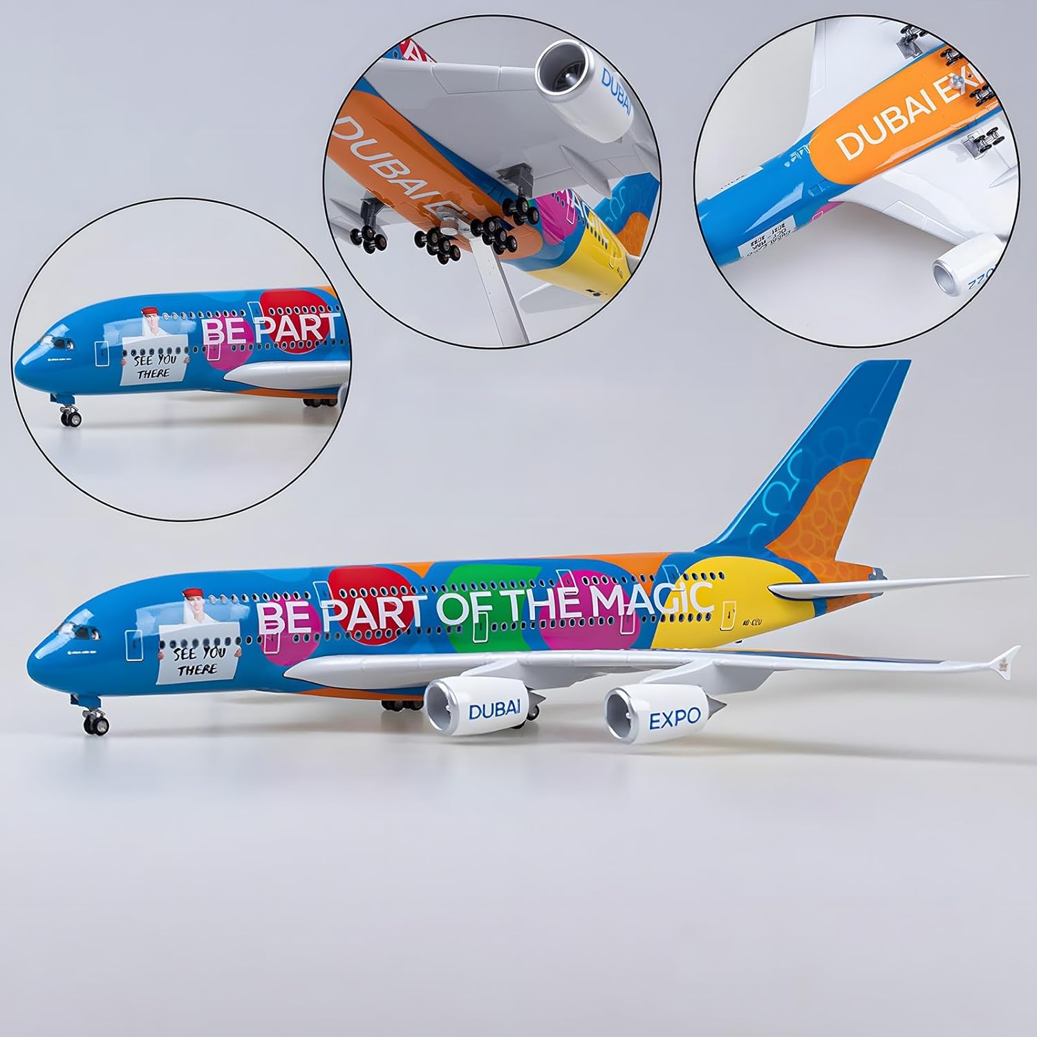 نموذج طائرة إيرباص A380 إكسبي  - مراجعة Model Airplane Plastic وسعره
