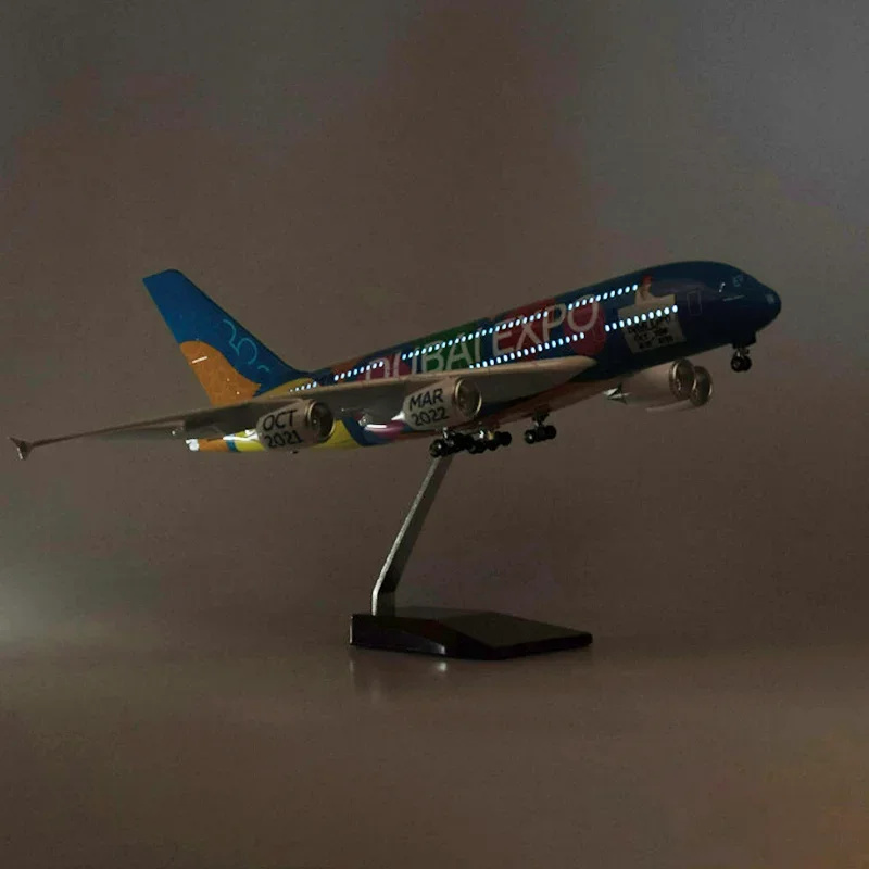 نموذج طائرة إيرباص A380 إكسبي  - مراجعة Model Airplane Plastic وسعره
