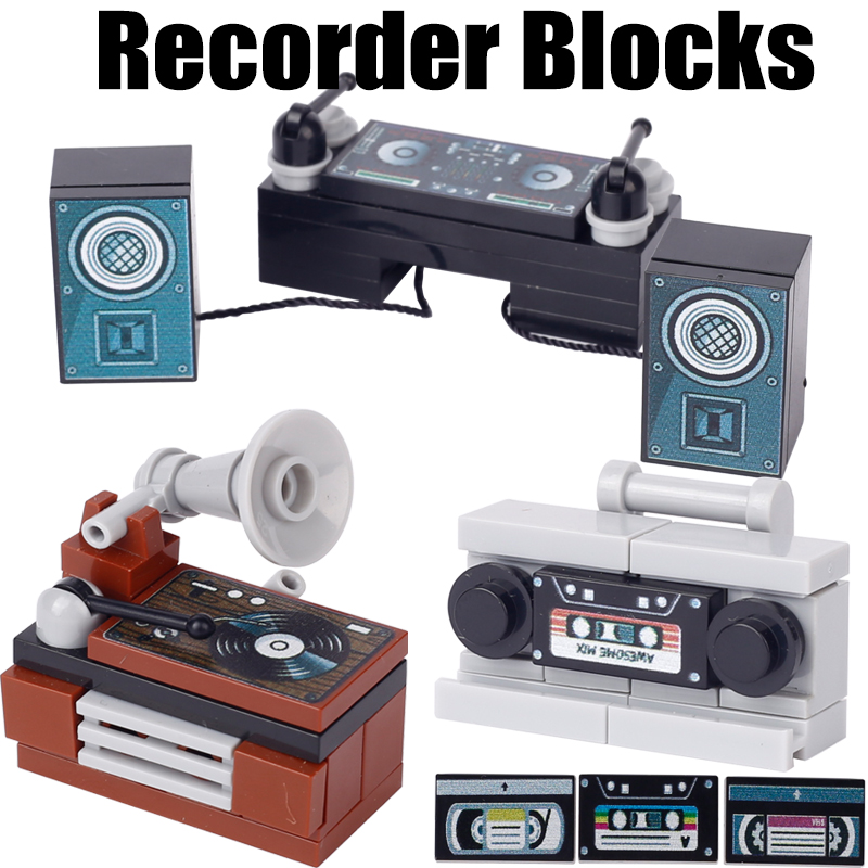 كتل بناء Jukebox المدينة ، مسج - مراجعة Lego Minifigure Holder وسعره