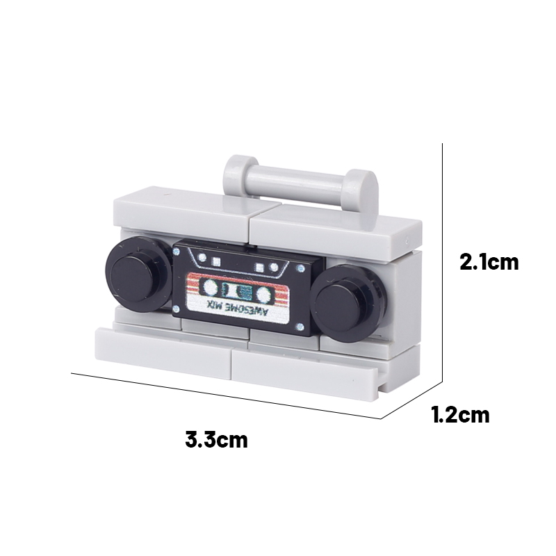 كتل بناء Jukebox المدينة ، مسج - مراجعة Lego Minifigure Holder وسعره