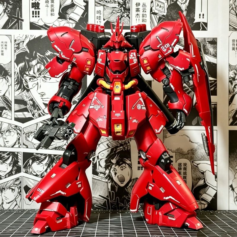 Sazabi Rg 1/144 مجموعة نماذج م - مراجعة Bandai Model Gundam Rg وسعره