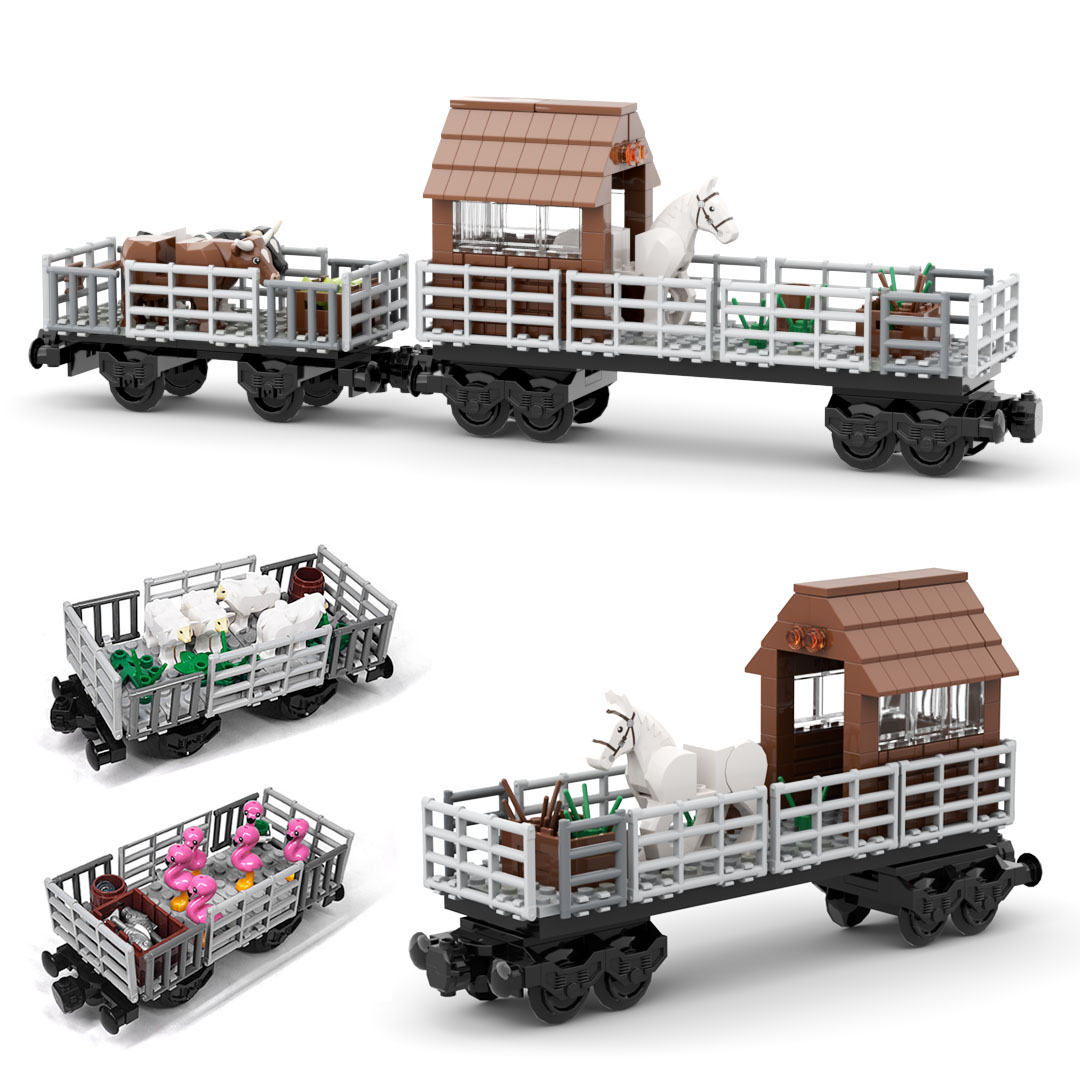 مجموعة قطع بناء قطار نقل الحيو - مراجعة Lego Set Creator وسعره