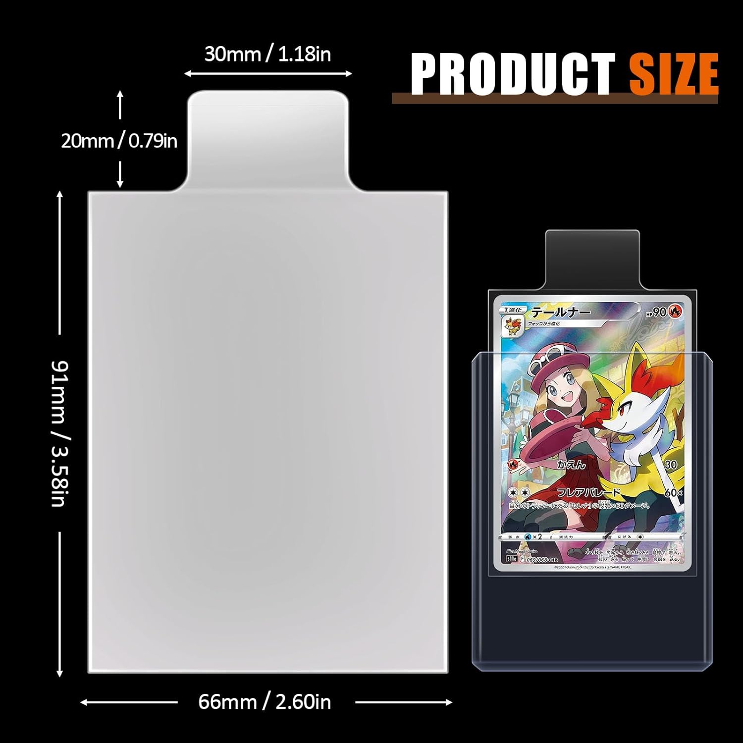 100-500 قطعة من أغلفة البطاقات - مراجعة Graded Card Display وسعره
