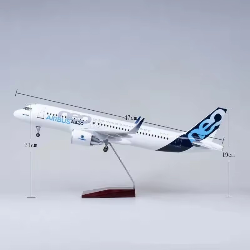 نموذج طائرة ركاب إيرباص A320 N - مراجعة Model Airplane Plastic وسعره